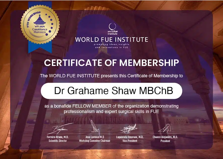 Dr-Grahame-Shaw-WFI - Hair Transplant London, UK